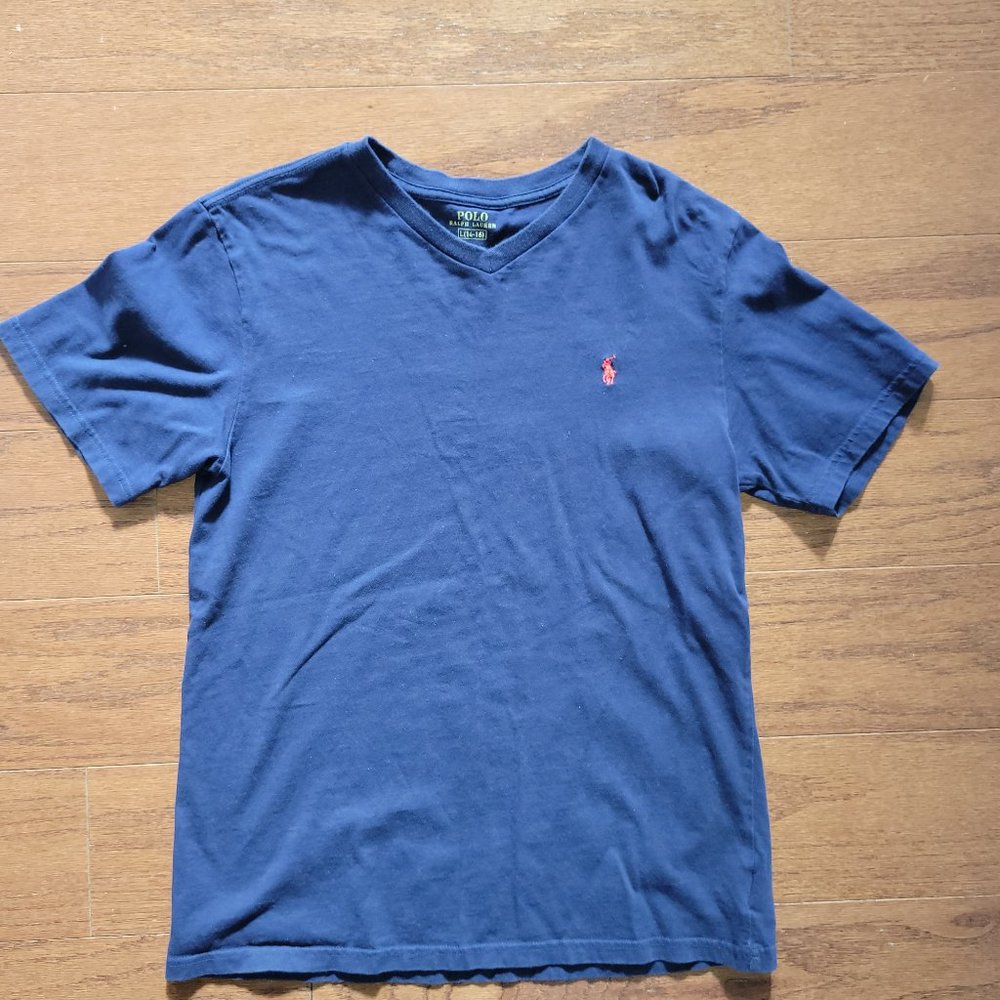Polo V Neck T Shirt - 14/16